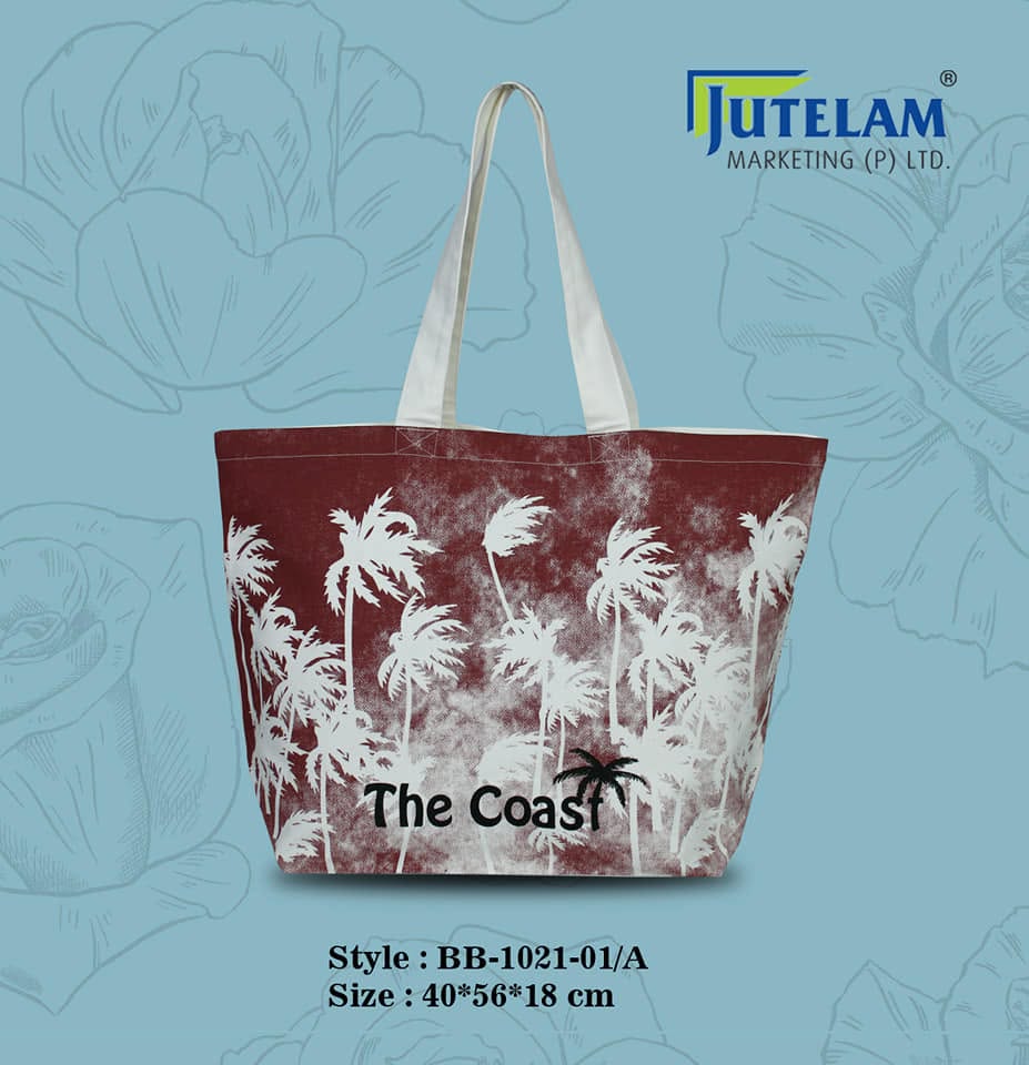 The Coast Palm Tree Bag Maroon